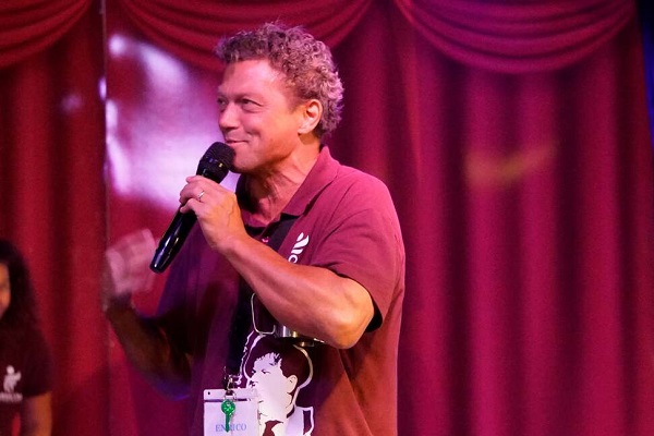 Enrico Noro durante un evento.